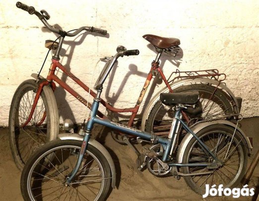 2 darab kerekpar: 1 nöi + 1 Camping kerekpar egyben elado. Olcson
