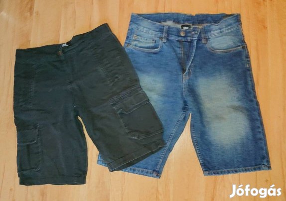 2 darab márkás farmer térdnadrág - mérve kb. 10 évesnek