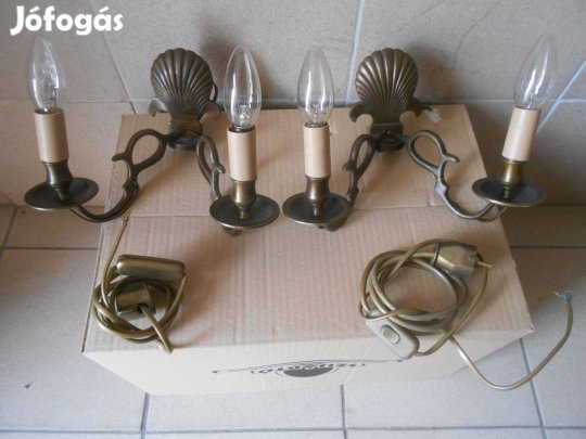 2 darab retro fali lámpa