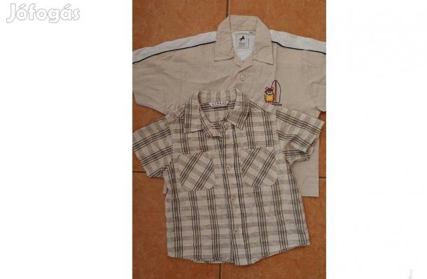 2 darab rövid ujjú ing 98-as de mérve