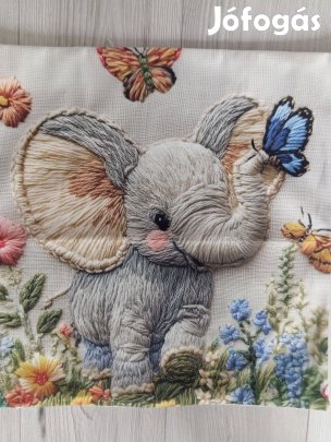 2 darabos hímzett hatású díszpárna huzat szett