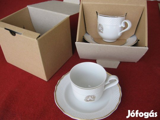 2 darabos hollóházi kávés szett