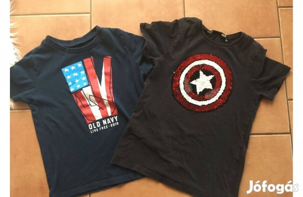 2 db 128-134 fiús póló együtt!
