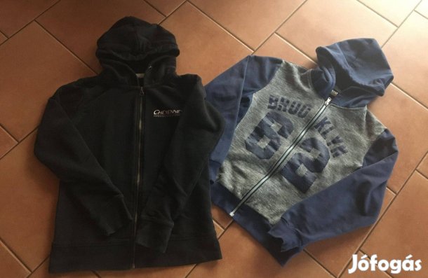 2 db 146-152 kapucnis pulóver együtt!