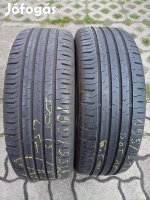 2 db 195/55R16 Continental nyári gumi
