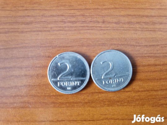 2 db 2 Ft-os 1993-as és 2006-os pénzérme eladó