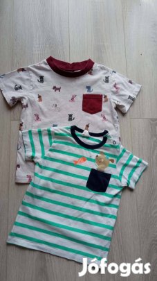 2 db 3 évesre fiú rövid ujjú póló 300 Ft