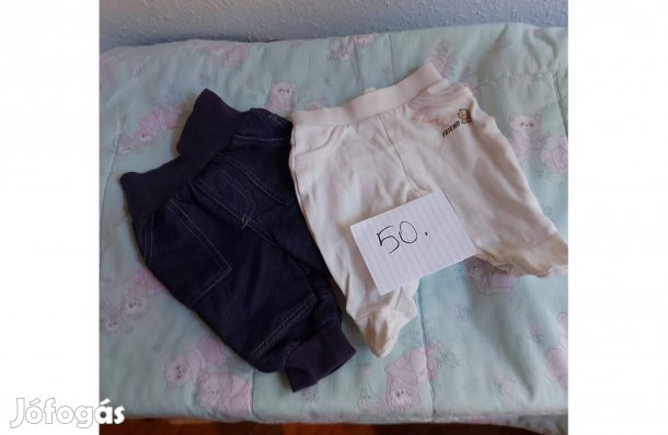 2 db 50-es méretű baba nadrág