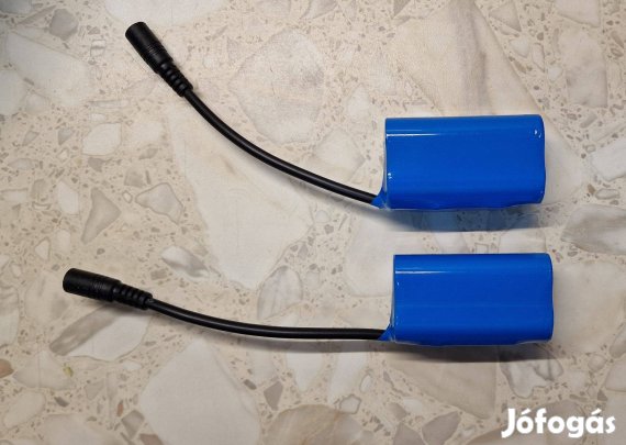 2 db 7.4V 7000 mAh etetőhajó akkumulátor etetőhajóhoz lámpákhoz