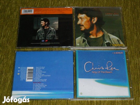 2 db Chris Rea CD (Stony Road + King Of The Beach) eladó