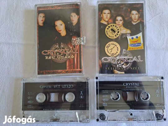 2 db Crystal kazetta: Két utazó és Fújja el a szél