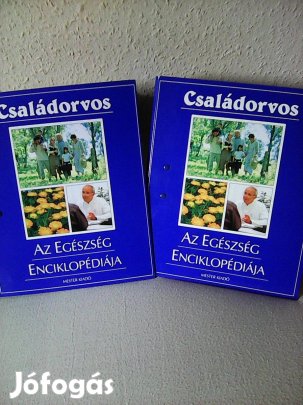 2 db Családorvos gyűrűs mappában Az egészség Enciklopédiája