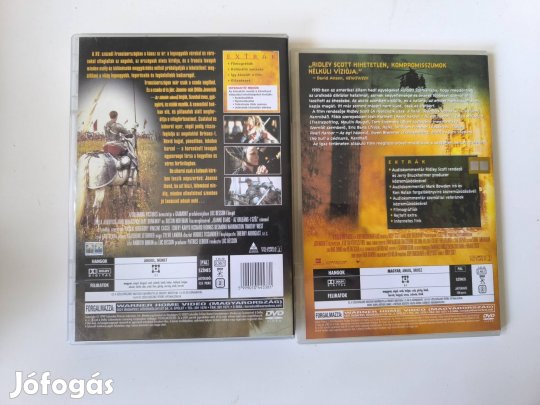 2 db DVD lemez tokkal