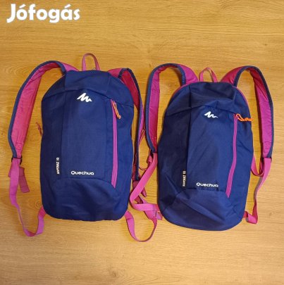 2 db Decathlon Quechua Arpenaz 10 hátizsák 
