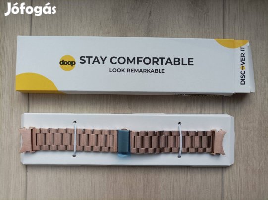 2 db Doop Samsung Galaxy 4 5 Pro 6 7 FE okosóra szíj, blush gold