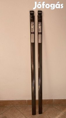 2 db Eloxált matt bronz aluminium öntapadós burkolatváltó 40mm*0,9m