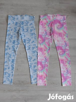 2 db F&F batikolt mintájú leggings nadrág, szettben - 10-11 év, 146