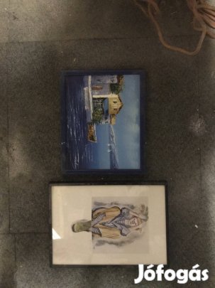 2 db Fali kép és festmény 