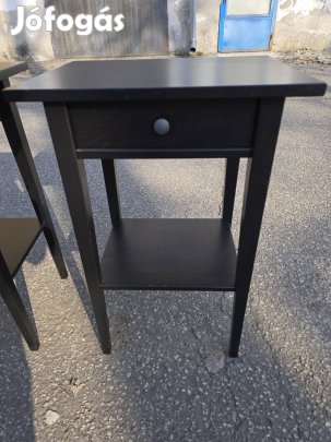 2 db IKEA Hemnes fekete éjjeli szekrény