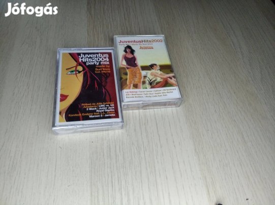 2 db Juventus Hits 2002-2004 / Kazetta (Egyben 1500 Ft.)