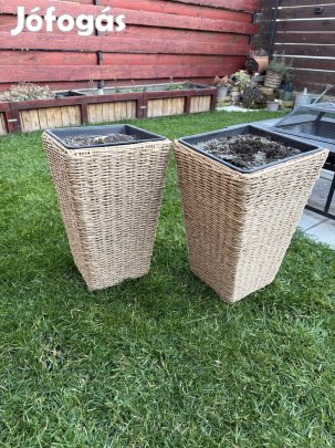 2 db Jysk kerti kaspó eladó