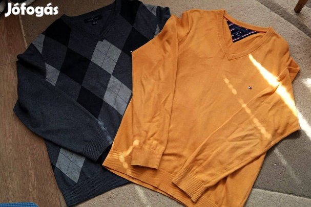 2 db L-es méretű Tommy Hilfiger pulóver