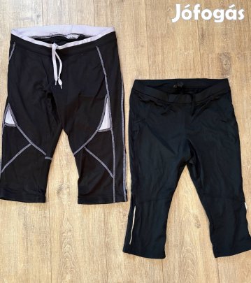 2 db M méret, térdig érő, leggings, gyorsan száradó anyag, újszerű
