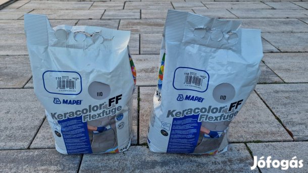 2 db Mapei Keracolor FF fuga 110 Manhattan szürke 5 kg