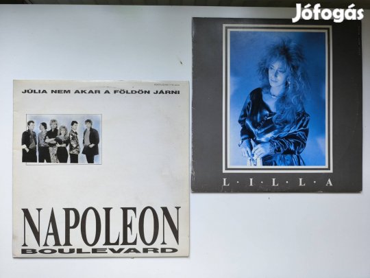 2 db Napoleon Boulevard bakelit lemez 