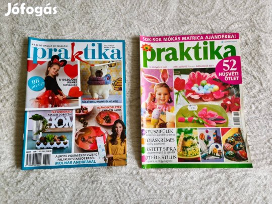 2 db Praktika újság farsangi és húsvéti téma