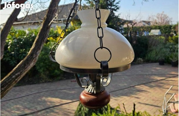 2 db Rusztikus csillár (dió - fekete, E27)