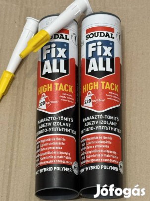 2 db Soudal Fix All High Tack - extra erős ragasztó-tömítő (új)