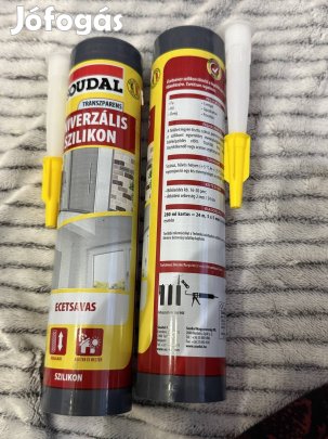 2/db Soudal univerzális szilikon Átlászto- ecetsavas, bontatlan