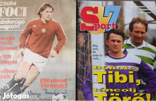 2 db Sportújság Dedikálva Törő-től aláírva Nyilasitól
