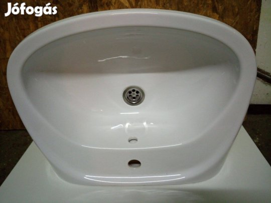 2 db Új fehér Fürdőszobai kézmosó 57 x 47 cm Árcsökkenés!