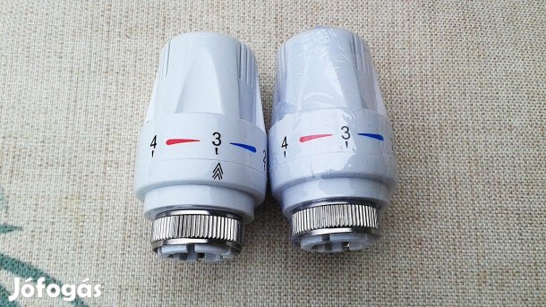 2 db Új termosztát radiátorhoz M30x1,5 menetes