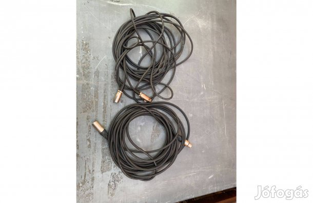 2 db XLR Audio Kábel 2 x 15 m