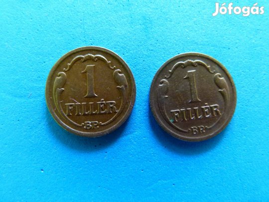 2 db. 1 Filléres (1927-1939.)