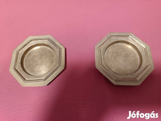 2 db = Réz tányér tartó dísz dekoráció eladó !!