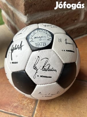 2 db. dedikált német focilabda futball labda