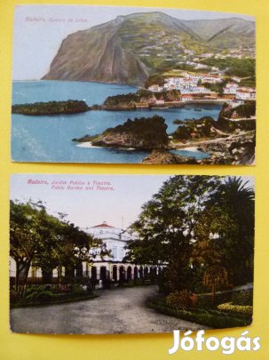 2 db. madeirai képeslap