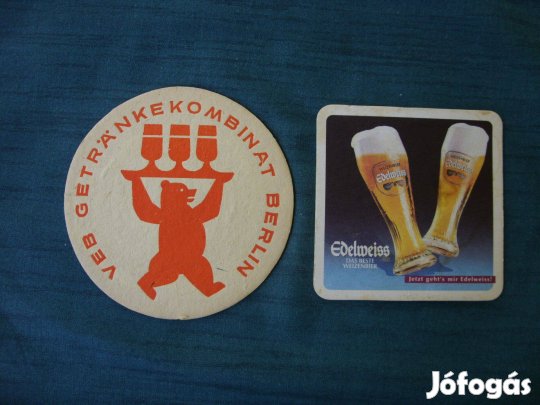 2 db. söralátét, sör alátét együtt