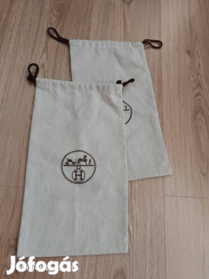 2 db bézs tartó zsákocska szettben