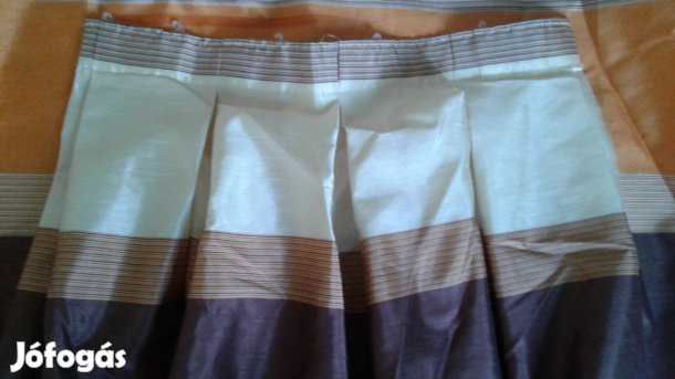 2 db csíkos dekor függöny 