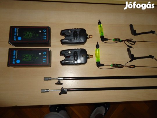 2 db digitális elektromos kapásjelző swingerrel, leszúróval Új eladó