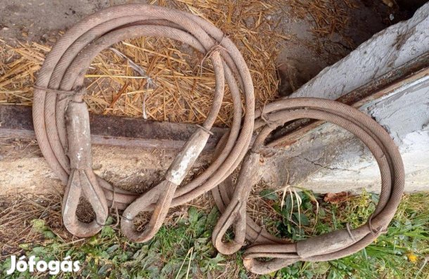 2 db drótkötél (3 tonnás, 5 méteres)