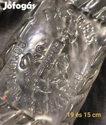 2 db dugós italos üveg