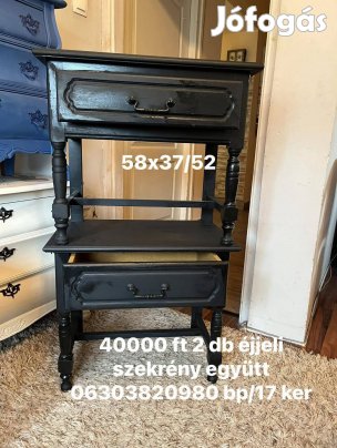 2 db éjjeli szekrény 40000 ft együtt bp/17