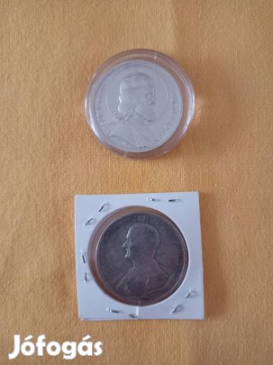 2 db ezüst 5 Pengő 