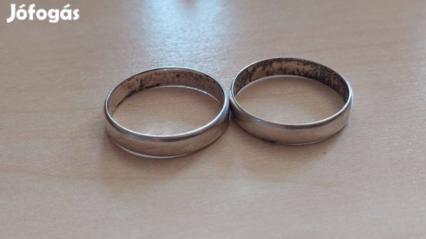2 db ezüst karikagyűrű